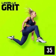 [Hot Sale]2021 Q1 LesMills Routines GRIT ATHLETIC 35 DVD+CD+Notes
